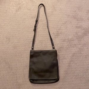 VINTAGE COACH satchel/crossbody chocolate brown